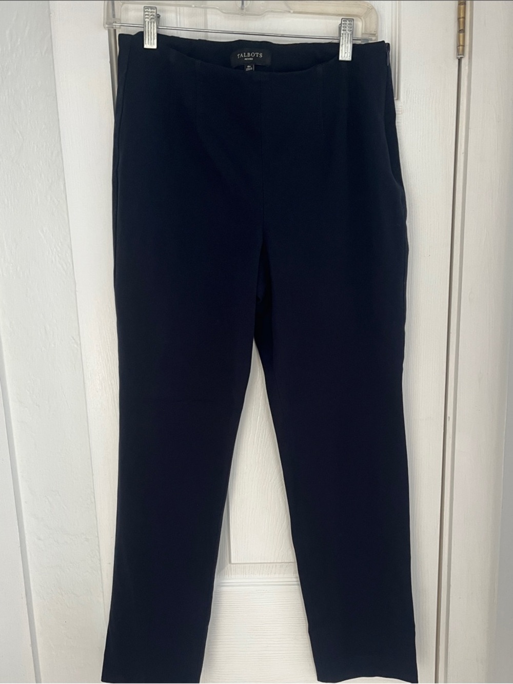 Talbots Navy Ankle-Length Cropped Pants 8P